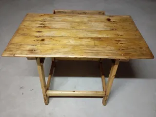 🇪🇦Antigua mesa de cocina o tocinera de madera