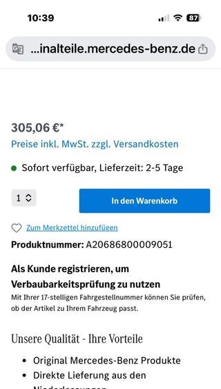 Bandeja maletero Mercedes