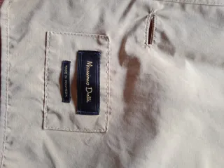 Chaqueta corta gabardina Massimo Dustin T 42 beige