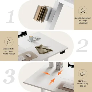 Escritorio Elevable Eléctrico 160x80