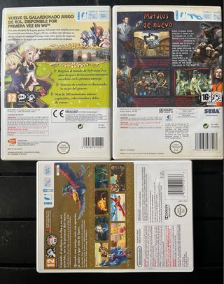 Juegos Wii 25€/unidad