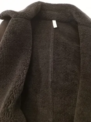 Abrigo Zara Hombre Negro Talla 40