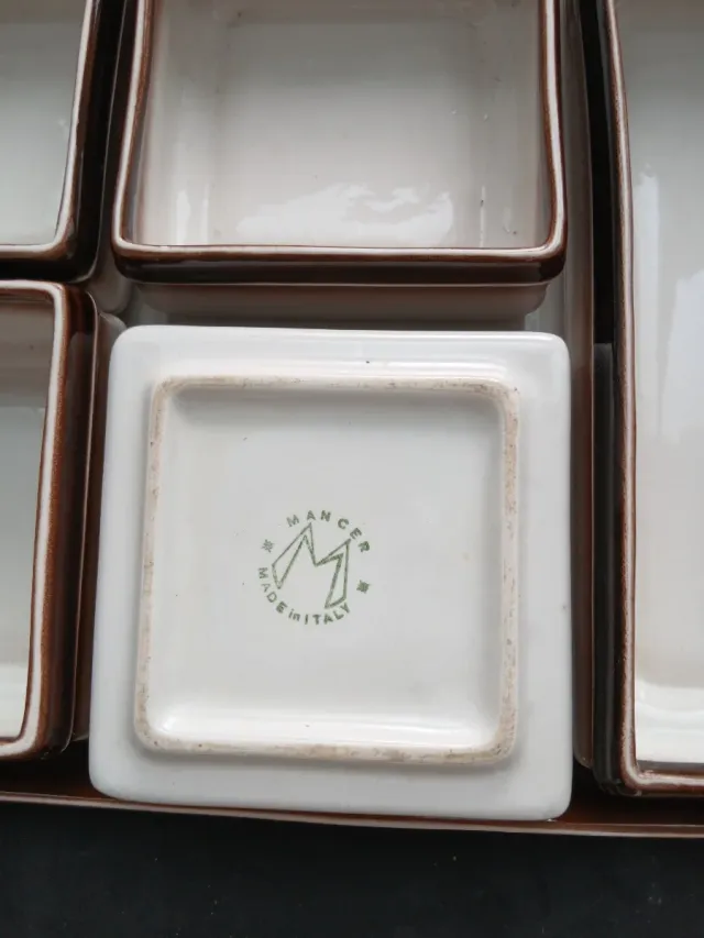 Juego Bandejas Cerámica Manzer