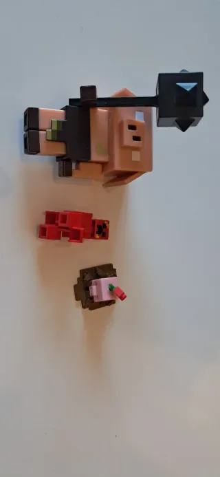 Pack 3 Figuras Estilo Minecraft