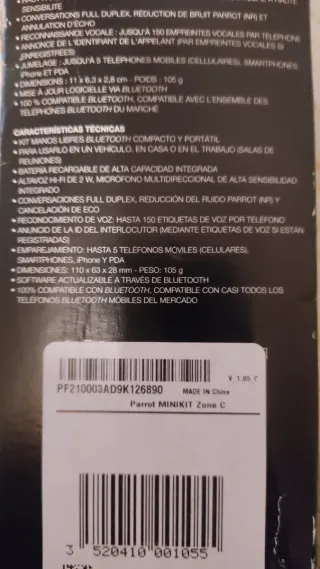 Kit Manos Libres Parrot