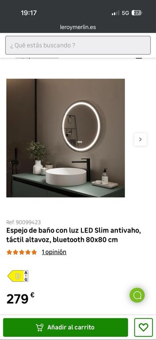 Espejos de baño con bluetooth y altavoz!