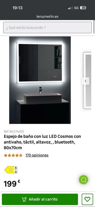 Espejos de baño con bluetooth y altavoz!