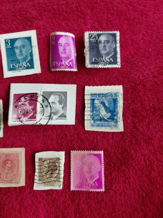 Lote Sellos Antiguos España Usados