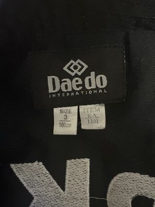 Kimono Hapkido Niñ@ Negro/Rojo