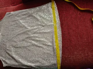 Camiseta dorada lentejuelas