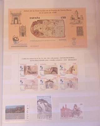 Sellos España Año 2000 Nuevos con Hojas Bloque.