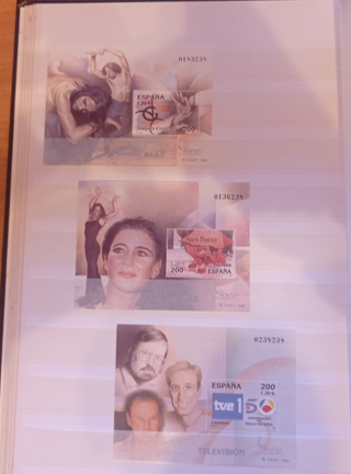 Sellos España Año 2000 Nuevos con Hojas Bloque.