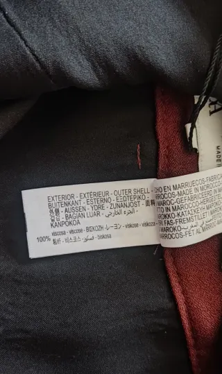 Falda larga con abertura