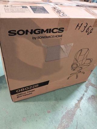 SONGMICS Silla de Oficina Ergonómica, Silla Giratoria con Ruedas, Silla de Escritorio