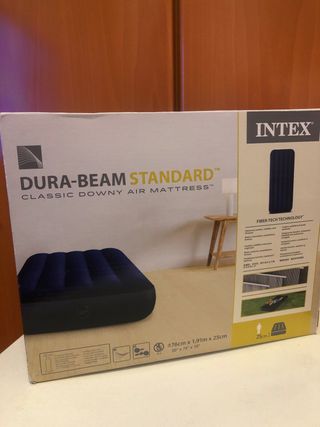 Colchon hinchable Intex Dura + bomba