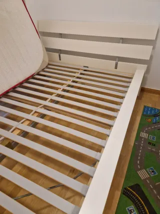 Cama Ikea 135 cm Blanca