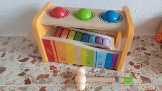 Xilófono y Martillo de Madera