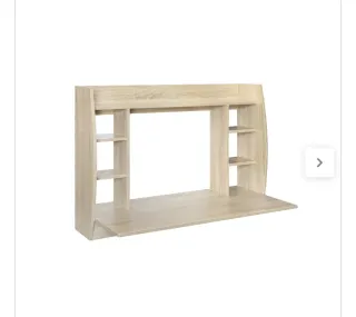 Escritorio de pared madera BEIGE