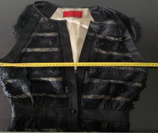 Vestido Cóctel Vintage Carolina Herrera Negro