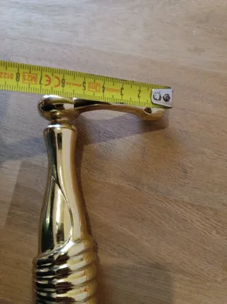 Tiradores puerta entrada  GROEL latón dorado