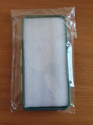 Funda Samsung A15 verde.