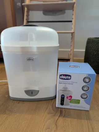 Calienta biberones digital Chicco + Esterilizador
