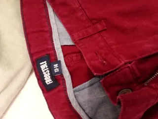 Pantalón granate niño talla 13-14 años