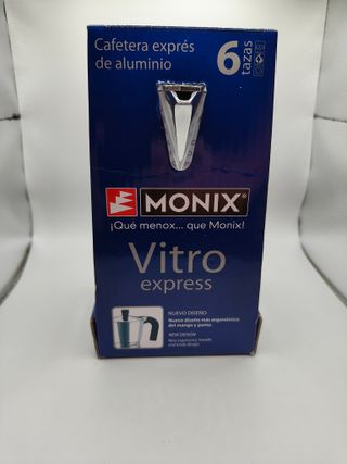 Cafetera Monix Vitro Express Aluminio 6 Tazas