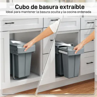 Cubo basura extraíble