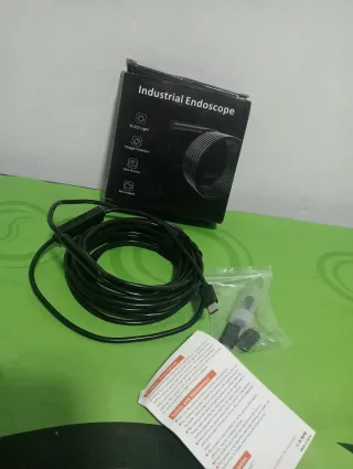 Cámara Endoscopio Industrial con Luz LED 5 metros