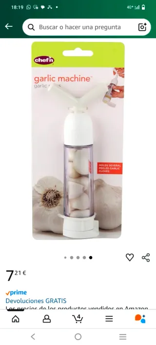 Triturador de ajos Chef'n