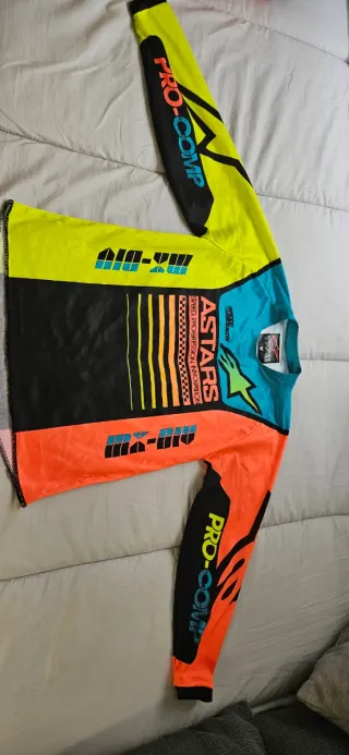 Camiseta y Pantalón Motocross Niño Alpinestars