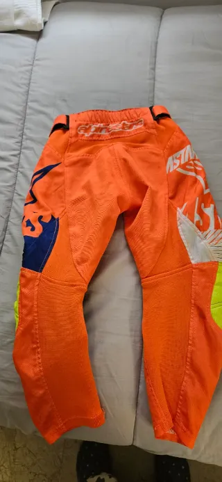 Camiseta y Pantalón Motocross Niño Alpinestars