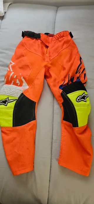 Camiseta y Pantalón Motocross Niño Alpinestars