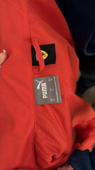 Chaqueta Ferrari F1 Cortavientos Roja