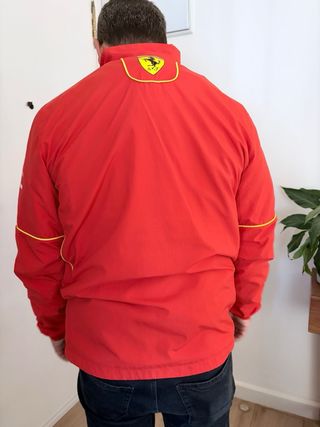 Chaqueta Ferrari F1 Cortavientos Roja