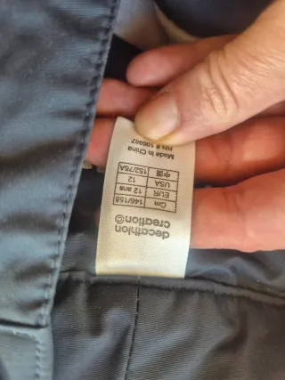 Pantalón de esquí talla 12