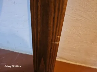 Cabecero de madera estilo rústico