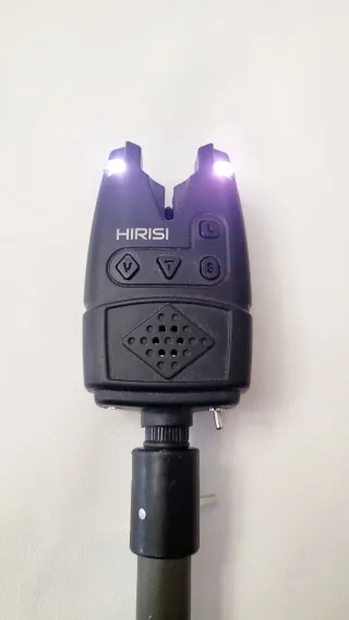 Alarma pesca y soporte