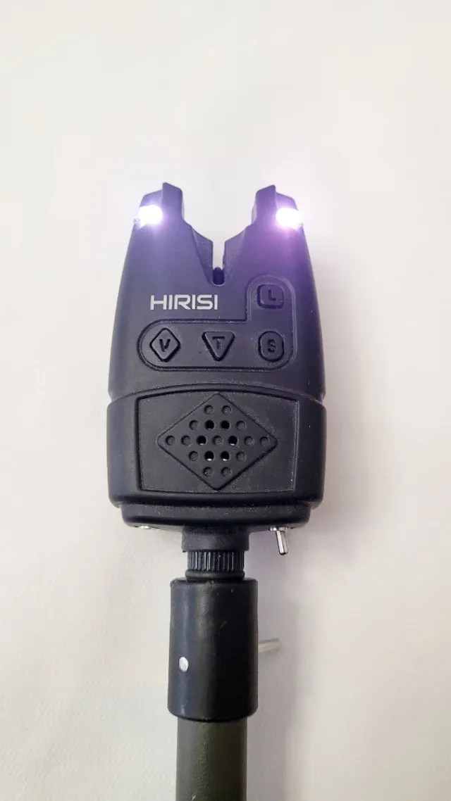 Alarma pesca y soporte