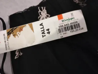 Vestido fiesta El Corte Inglés Talla 44