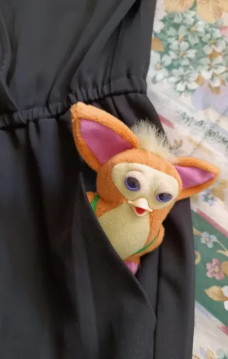 Mono largo negro Talla S-M-L