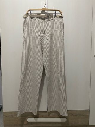 Blazer Rayas Beige sin etiqueta