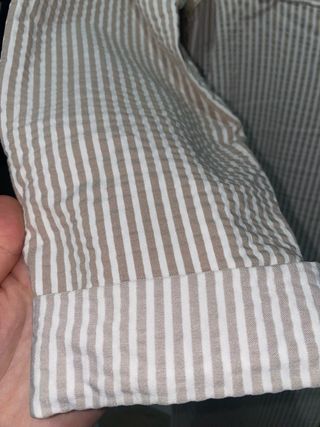 Blazer Rayas Beige sin etiqueta