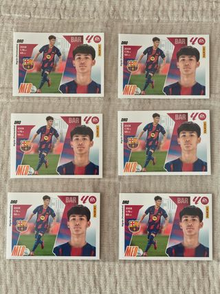 6 CROMOS“DRO”13 BIS “ROOKIE" LIGA ESTE 2025/26