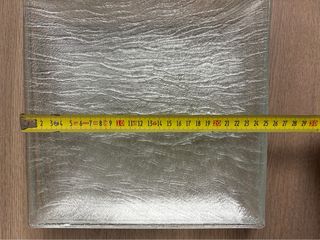 6 Platos Cuadrados Texturizados