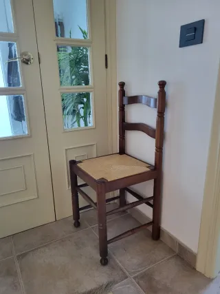 Conjunto de 6 Sillas Rústicas Madera