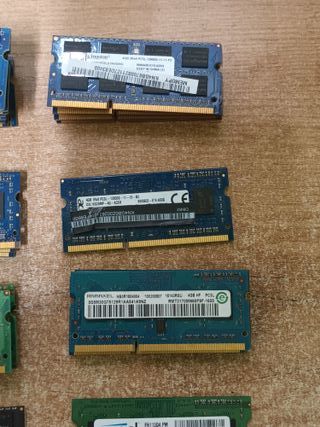 Memorias RAM PC3L SODIMM 4GB, 1.3v