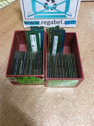 lote de 50 Memorias RAM PC3L SODIMM 4GB, 1.3v