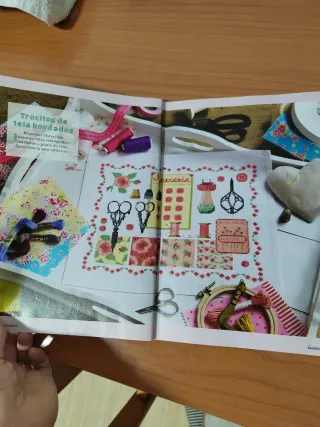 Revista punto de cruz pasión por la costura